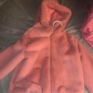 Pink Fur Coat